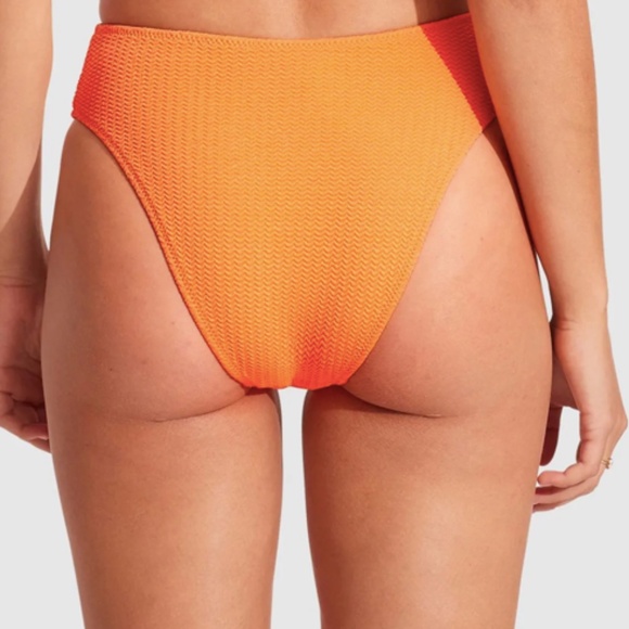 NWT SEAFOLLY Tango SeaDive High Rise Brief - size 12 - Picture 2 of 3